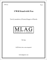 I Will Stand with You SATB choral sheet music cover